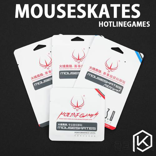 Hotline games 2 sets/pack original competition level mouse feet mouse skates gildes for steelseries rival 500 thickness