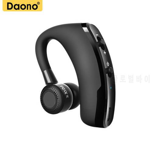 DAONO V9 Handsfree Bluetooth Headset Earphone Wireless Voice Control Sports Music Bluetooth Headphones Noise Cancelling Headset
