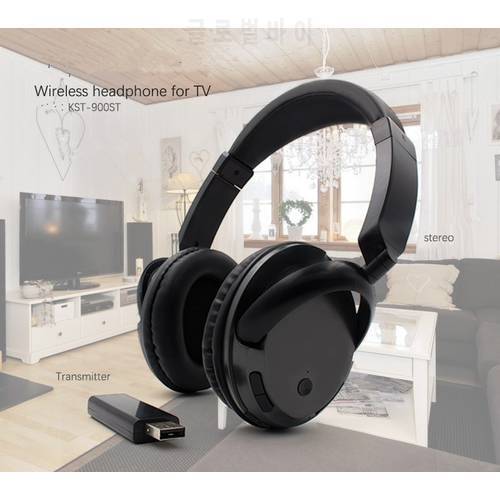 Wireless TV Headset Home Theater headset Computer PC MP3 Music Helmet With PC TV Wireleess Transmit can connect more Headphones