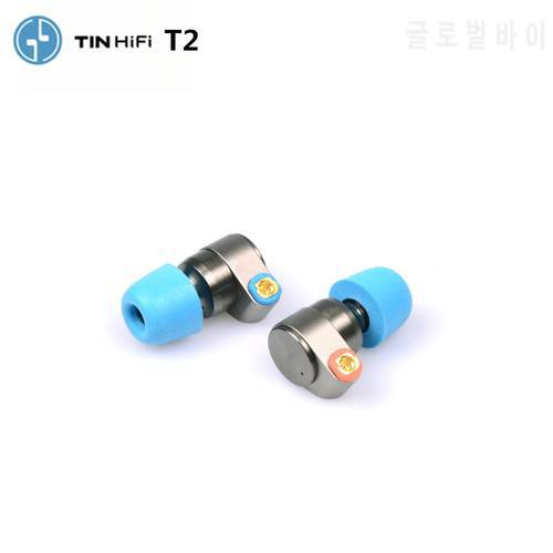 TINHIFI T2 Earphones dual dynamic drive HIFI bass earphone DJ metal earplug earphone with MMCX earphones TIN HIFI T3 P1 T2 N1 S2