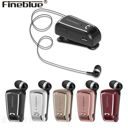 Fineblue V3 Mini Wireless Driver Stereo Bluetooth 4.0 Headset Retractable Clip Running Earphone for Smartphone Auriculares