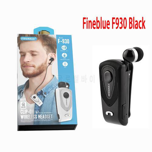 Original Fineblue F930 Wireless Freedom Business Bluetooth Headset Call Clarity Music Bluetooth Earphone
