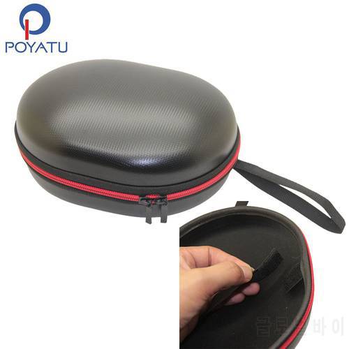POYATU Headphone Case Portable For SONY MDR-1000X WH-1000XM2 WH-1000XM3 Headphone Carrying Case Bag Storage Box Hard Zipper Case