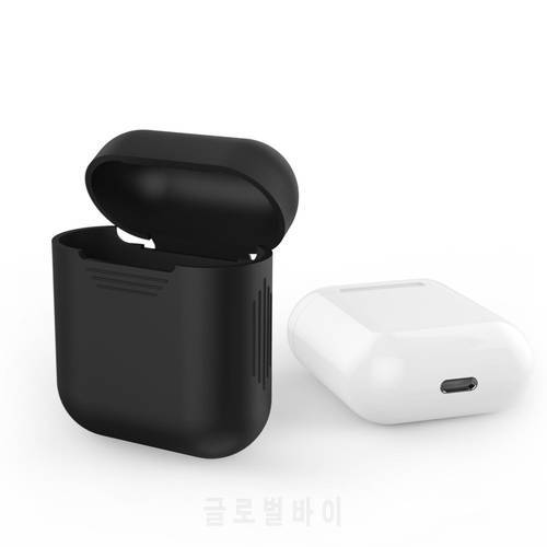 Silicone Shock Proof Protective Case Cover for AirPods True Wireless Headphone Carry Pouch Sleeve Skin Cases