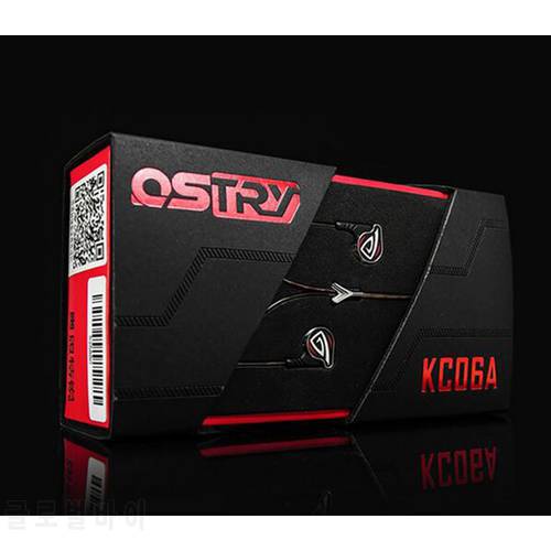 Boxed Ostry KC06A KC06 High Fidelity Professional Hifi Omnivorous Vacuum Coating In-Ear Stereo Music DJ In-Ear Earbuds Earphone