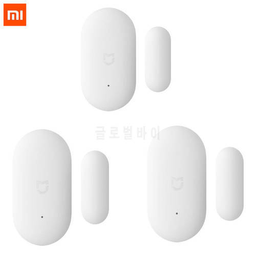 Bundled Sale Xiaomi Mijia Intelligent Mini Door Window Sensor Gateway Pocket Size Smart Home Automatic lights for MIhome App D5