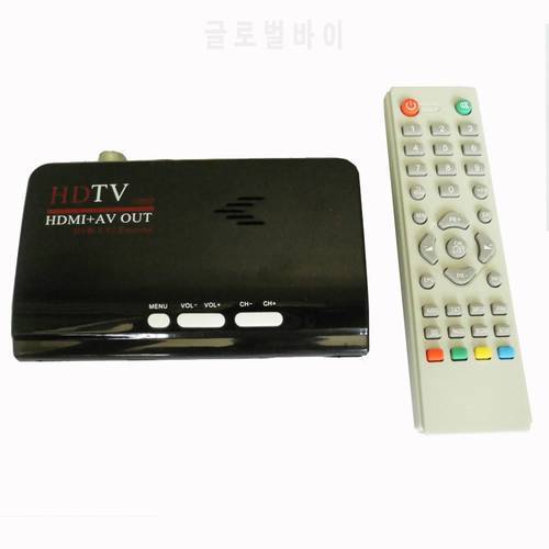 1080P Full HD DVB-T2 DVB-T USB HD TV Receiver Digital Terrestrial HD/AV CVBS External Tv Tuner Converter for lcd monitor