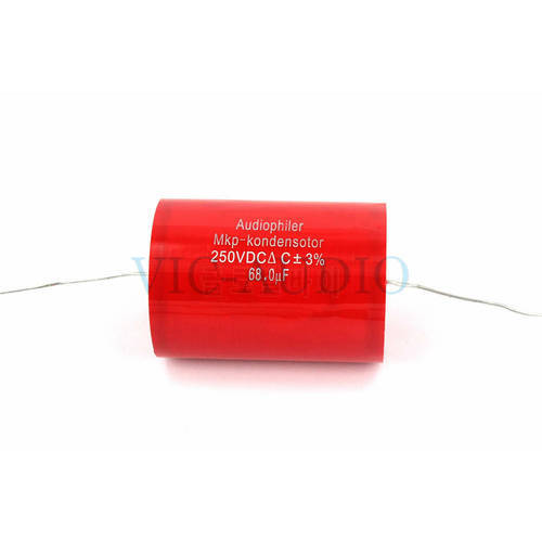 1PC Audiophiler Mkp Capacitor 68uf 250V HIFI Fever Electrodeless Capacitor Audio Capacito Coupling Frequency Dividing 68uf