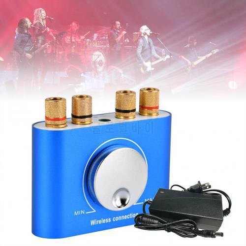 12V Digital Bluetooth-compatible Mini Speaker Power Amplifier with 3.5mm Audio Plug and USB Power Plug for Laptop / MP3 / Phone