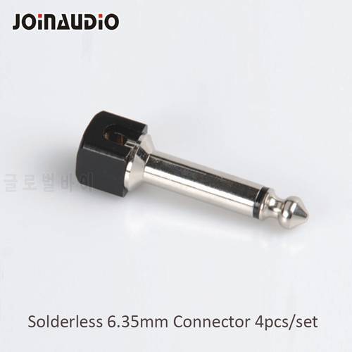 JOINAUDIO 1/4 Inch Mono Audio Connector 6.35mm Connector Phone plug(10pcs)