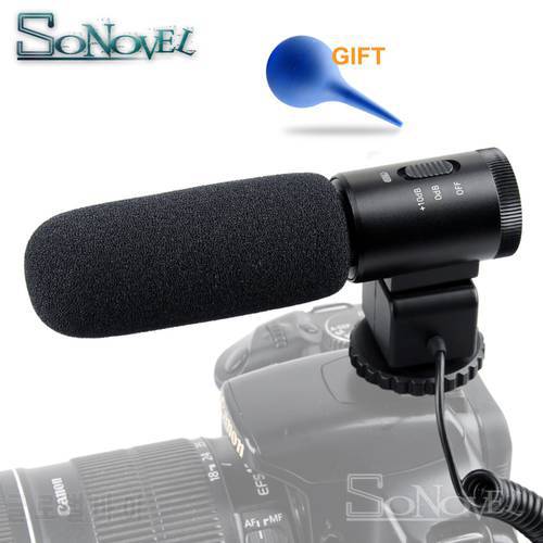 Mic DSLR Camera Microphone Professional Photography Interview For Canon EOS M50 M3 M5 M6 800D 760D 750D 77D 80D 5Ds R 7D 6D2 5D4
