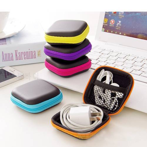 For Airpods Case Earphone Earbuds Memory Card USB Cable Holder Storage Carrying Hard Bag Box Case for Earpods Headphone Case