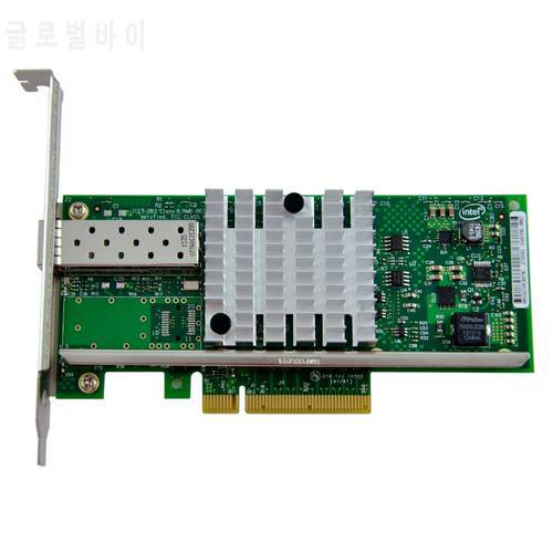 10Gb Server Adapter Single Port SFP+ NIC Lan Card Chipset for 82599ES X520