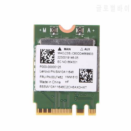 New Dual Bands 2.4+5GHz 433M Bluetooth V4.0 NGFF M.2 Wifi WLAN 802.11ac Wireless Combo Card For Realtek RTL8821AE C26