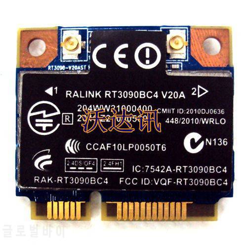 Ralink Rt3090bc4 N Bluetooth 3.0 Pci-e 150m 602992-001 For Hp Wifi Card 150mbps Internal Wireless Laptop Module