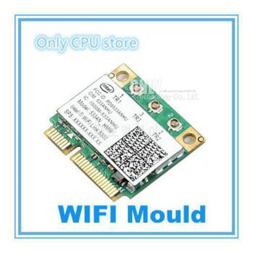 For Intel WIFI Link 5300 AGN 533AN_HMW 802.11n Dual Band 450Mbps Wireless PCIe 2.4Ghz 5Ghz Half Size Mini PCI-E Wlan Card