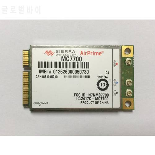 Mini PCI-E 3G/4G WWAN GPS module Sierra MC7700 PCI Express 3G HSPA LTE 100MBP Wireless WWAN WLAN Card GPS Unlocked Free shipping