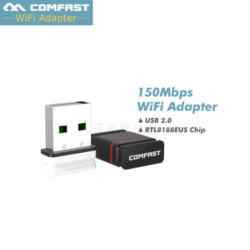 10Pcs 150Mbps Mini USB Wifi Adapter Wifi Receive Wireless USB2.0 Network Card 802.11N For Desktop Laptop MT7601 Wi-Fi Dongle