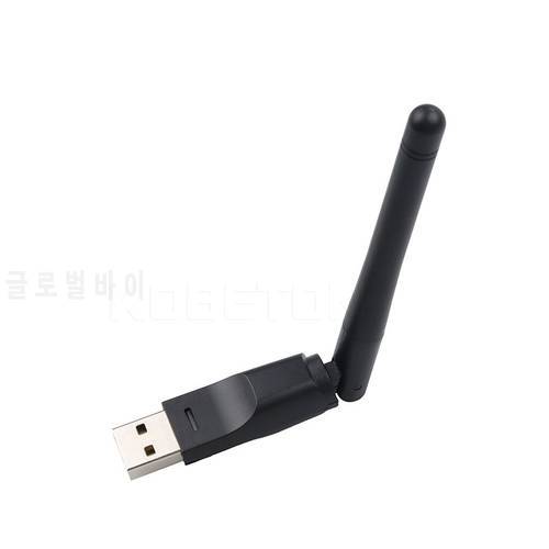 Kebidu Mini MT7601 USB WiFi Wireless with Antenna LAN Adapter for Digital Satellite Receiver Freesat V7S V8 Super X800 IP-S2