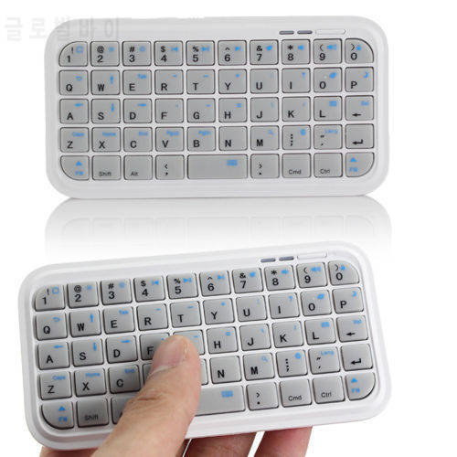 Mini Wireless Bluetooth Keyboard with multi media keys for iPhone 7 plus iPad pro air android TV box tablets windows tablets
