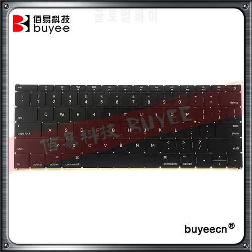 Original A1534 US Keyboard with Backlight For Macbook Air Retina 12&39&39 2015 2016 2017 Year MF855LL/A MF865LL/A Replacement