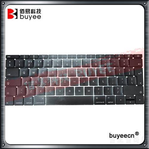 Genuine NEW A1534 UK Keyboards For Macbook Air Retina 12&39&39 A1534 English Keyboard MF855LL/A MF865LL/A 2016 Year Replacement
