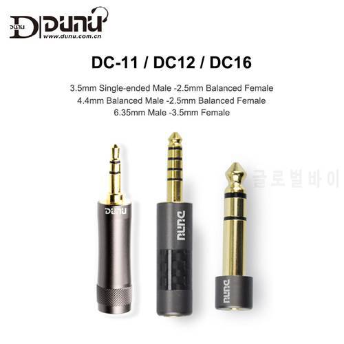 Dunu DC-12 DC-16 DC-11 3.5mm Male to 2.5mm Female 6.35-3.5 / 4.4-2.5 Plug Adapter for Music Player Balanced earphone AMP DAC