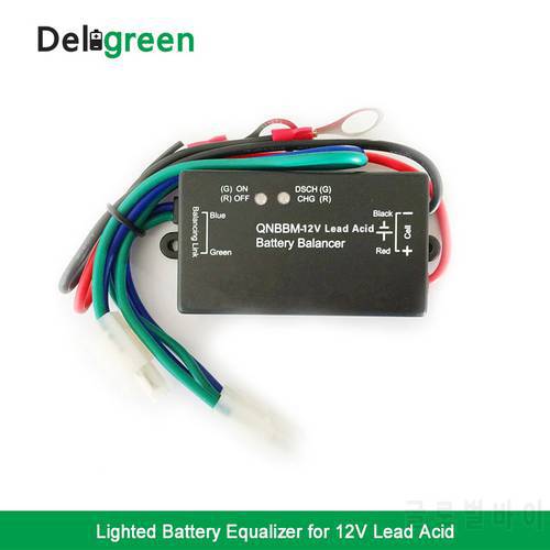 with Led Indicator 1S 12V Battery Equalizer single Cell Lead Acid Battery Balance BMS Battery GELL Flooded AGM