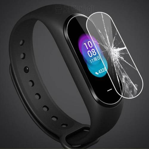 Tempered Glass Clear Protective Film Guard For Xiaomi Xiaomi Hey+ NFC band Hey Plus Smartband Bracelet Screen Protector Cover