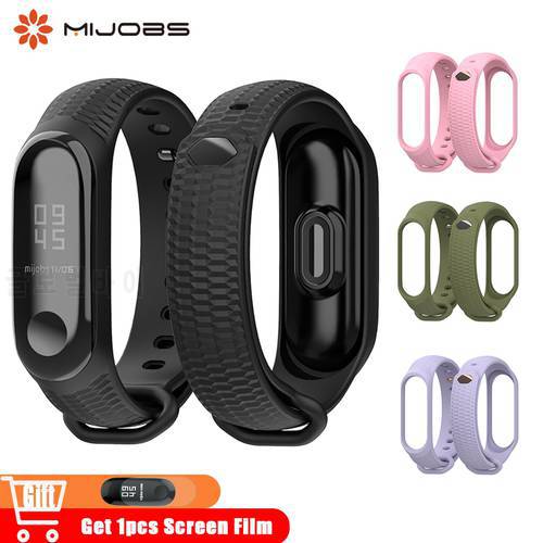 Silicone Wrist Strap for Xiaomi Mi Band 4 Accessories Mi Band 3 Smart Watch Bracelet Band 3 Sport Wristbands Mi Band 4 Band
