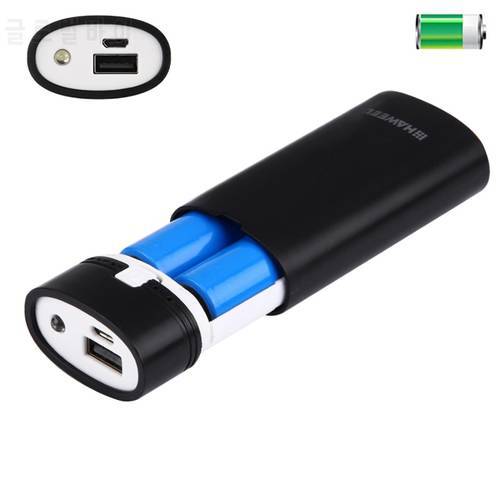 DIY 2x18650 Battery Case Portable PowerBank Shell Case Box USB Port with Indicator for iPhone for Samsung Xiaomi Without Battery