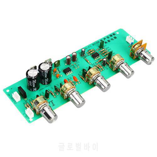 AIYIMA Dual AC12-15V AN4558 OP AMP Preamplifier With Treble Mid-range Bass Preamp Volume Adjustment Tone Board For Amplifier