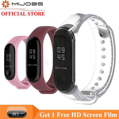For Xiaomi Mi Band 4 Strap Silicone Wrist Bracelet for Mi Band 4 Smart Wristbands Accessories for Xiaomi Band 3 Global Version