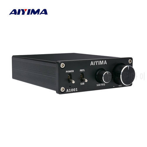 AIYIMA A1001 TPA3116D2 Subwoofer Amplifier Mono 100W High Power Class D HiFi Digital Audio Sound Amplifier Board Amplificador