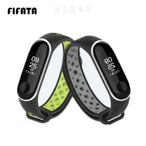 FIFATA Colorful Mi band 3 Strap Smart Band Accessories Wristband Strap For Xiaomi MiBand 3 Smart Bracelet mi band 3 Strap Mi3