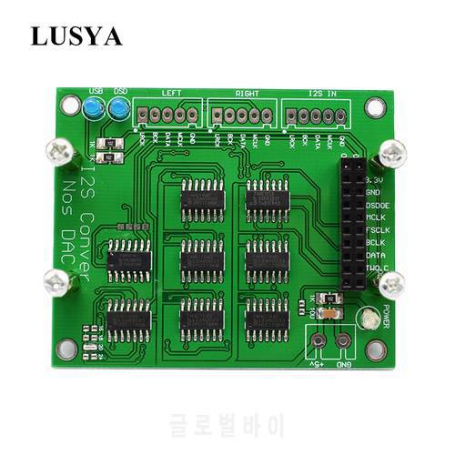 Lusya DAC/I2S format NOS decoder shifter board and I2S data conversion right-aligned format support for the Italian XMOS G12-007