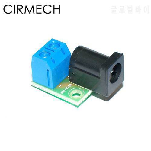 CIRMECH DC adapter connector 2pin 5.08 to 5.5*2.1 jack