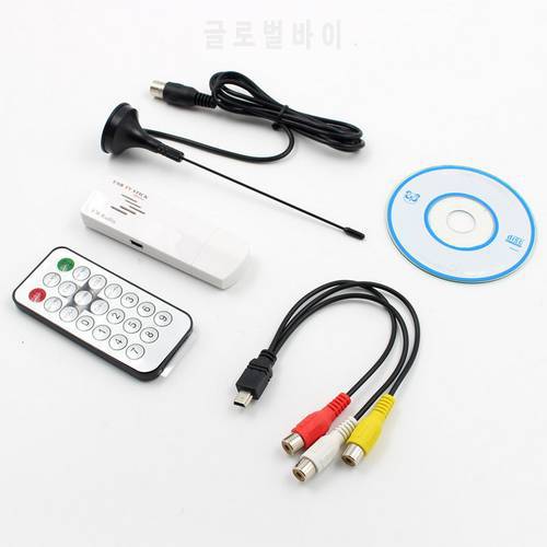 dhl or fedex 10pcs USB 2.0 TV Stick Tuner Receiver Adapter Worldwide Analog for PC Laptop DVD P0.11