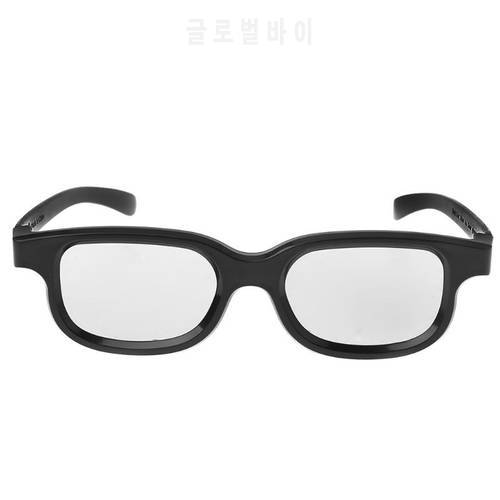 3D Glasses Circular Polarized Passive 3D Stereo Glasses Black For 3D TV Real D IMAX Cinemas