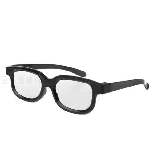 Circular Polarized Passive 3D Glasses Stereo Black For 3D TV Real D IMAX Cinemas - L060 new hot