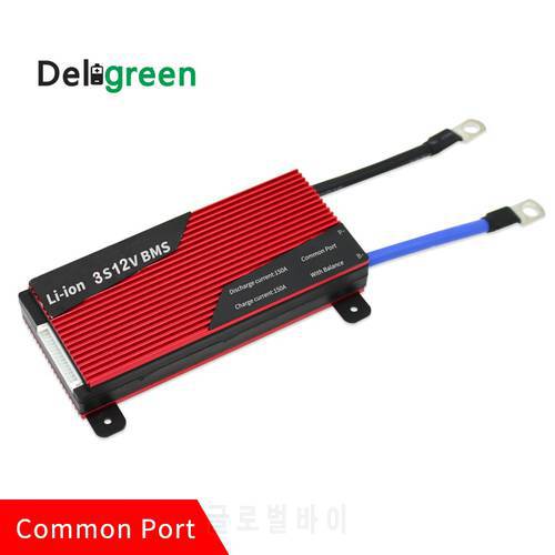 Deligreen bms 3S 12V 80A 100A 120A 150A 200A 250A Lithium Battery BMS/PCB for Li-ion lipo Battery with balance