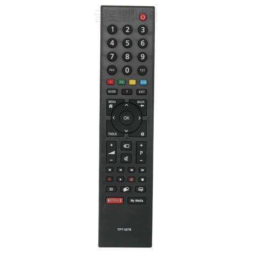 New TP7187R Replaced Remote Control fit for GRUNDIG Smart LCD TV 40VLE8160BL RC3214801/02 with Netflix button