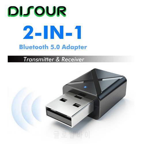 5.0 2 in 1 Bluetooth Transmitter Receiver USB AUX 3.5mm Stereo music audio KN320 Bluetooth Wireless Adapter For TV Headphone Car