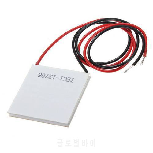 HOT-12V 5.8A 65W TEC1-12706 Thermoelectric Cooler Cooling Peltier Plate Module 40x40mm