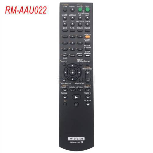 New Remote Control RM-AAU022 For SONY STR-KS2300 STR-DG520 STR-DG520B RM-AAU023 HT-DDW7500 STR-KM750 Audio Player Receiver