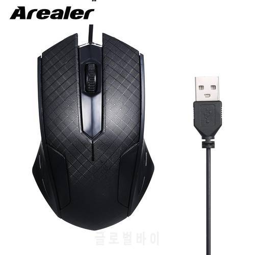 Arealer Wired Gaming Mouse 1600 DPI 3-Button USB Optical Mouse with 1.1M Cord Gamer Mice USB Computer mouse for pc laptop Gamer
