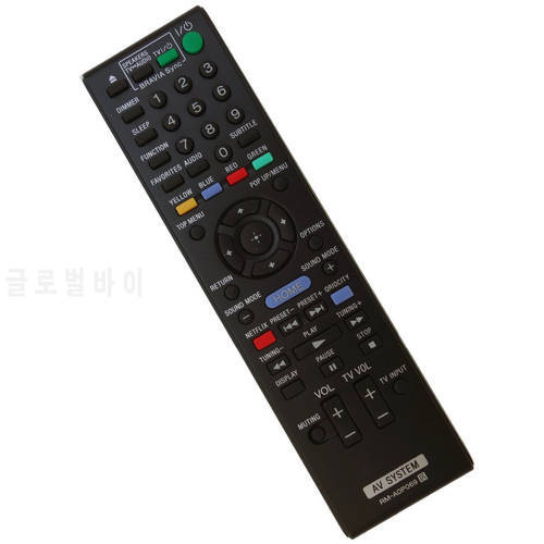 New Remote Control For Sony BDVE490 BDVN790W RM-ADP073 BDV-EF220 DVD Home Theater System