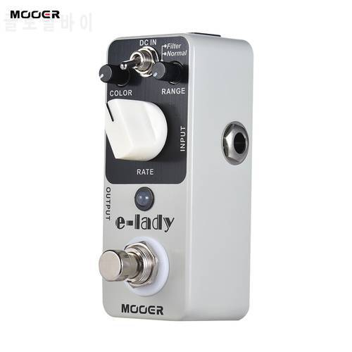 MOOER e-lady Analog Flanger Guitar Effect Pedal 2 Modes True Bypass Full Metal Shell Classic analog flanger sound