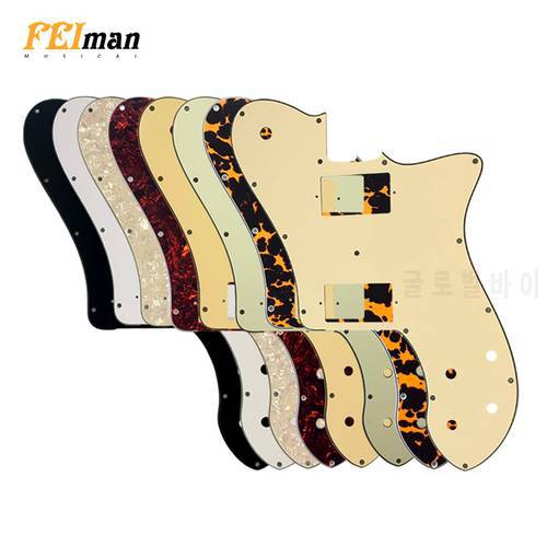 Feiman Guitar Parts pickguard For US Fender &3972 Tele Deluxe Reissue Guitar With PAF Humbucker Replacement Telecaster guitar