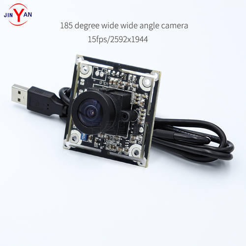 Wide angle 5MP 2592X1944 HD USB CCTV Camera board Module Aptina MI5100 Color CMOS Sensor video camera module